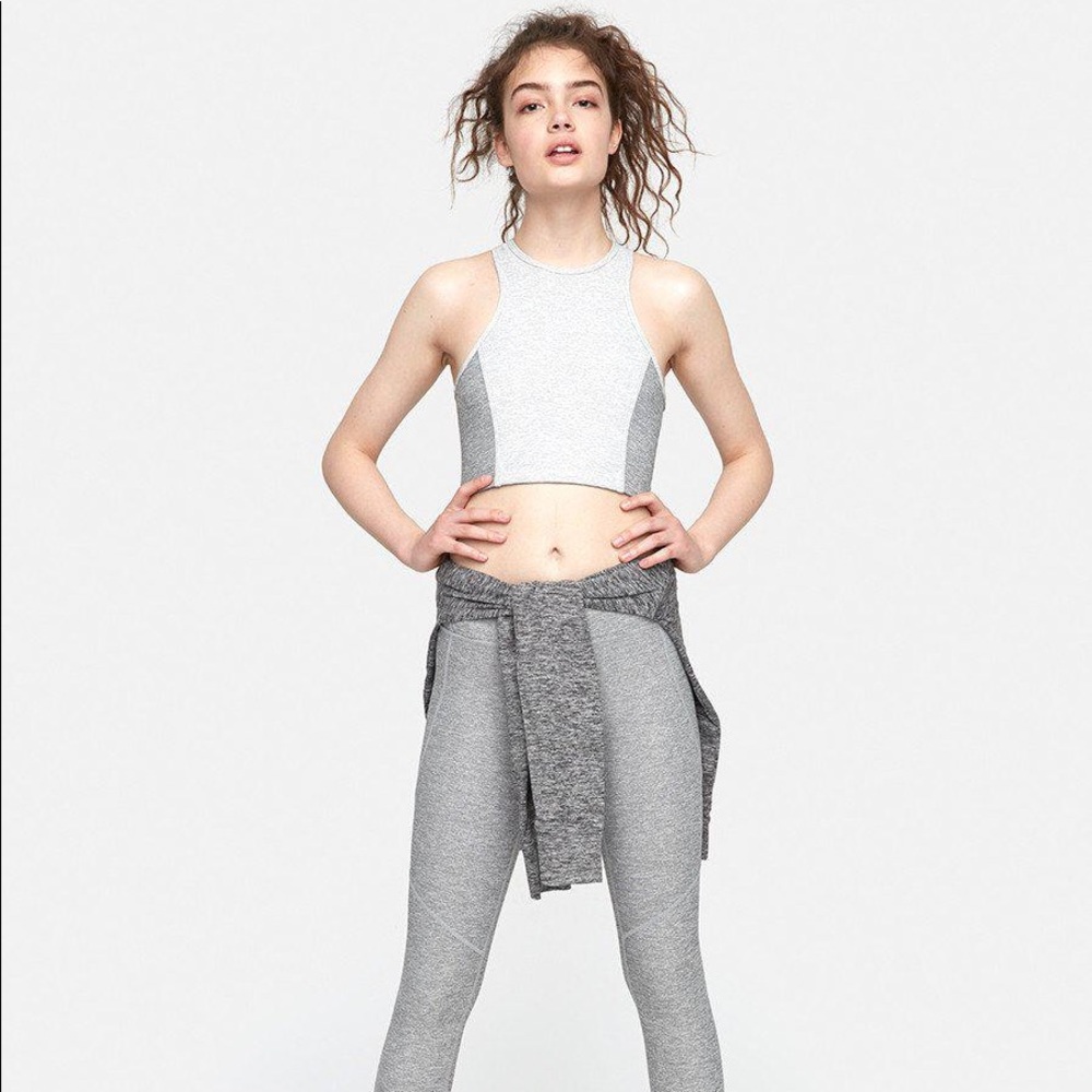 OUTDOOR VOICES ATHENA TWO-TONE CROP